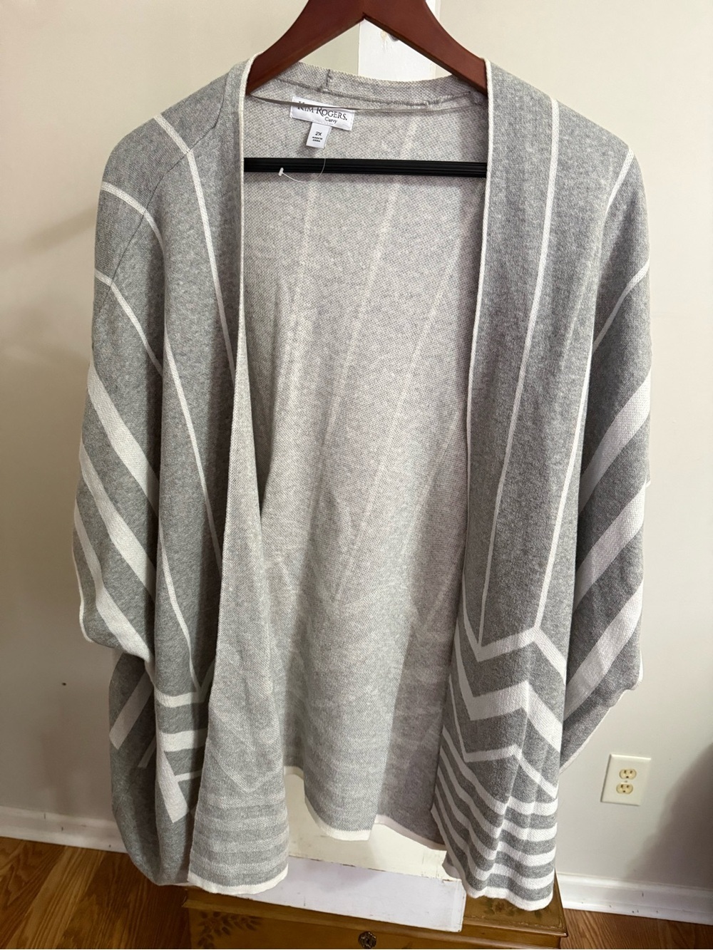 New Kim Rogers Poncho Cardigan